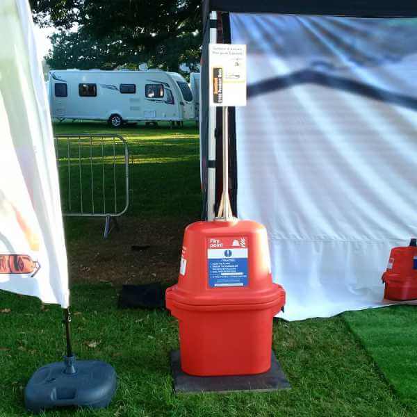 Hire extinguisher box
