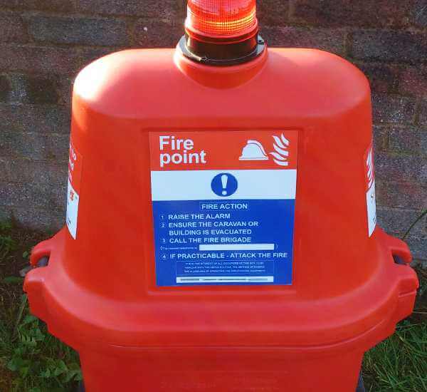 Fire extinguisher hire box