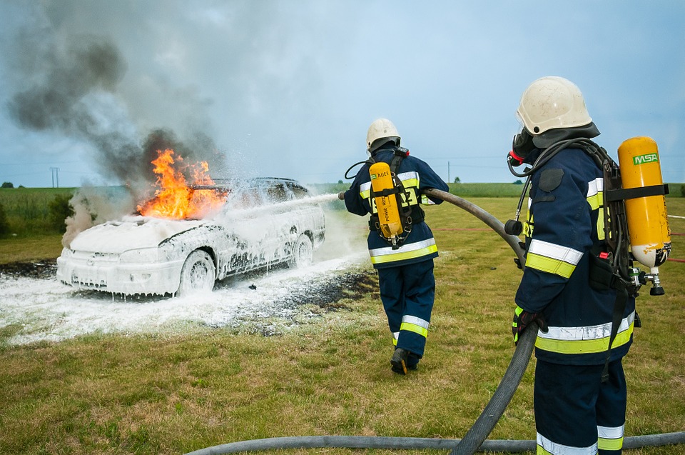 Foam fire extinguisher